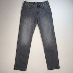 DU/ER L2X Slim Jeans Men's 31x30 Gray Tapered Stretch CoolMax Technical Denim
